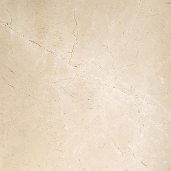Emser CREMA MARFIL Crema Marfil Classico Natural Stone Marble Pencil Liner Tile (1-in x 12-in)