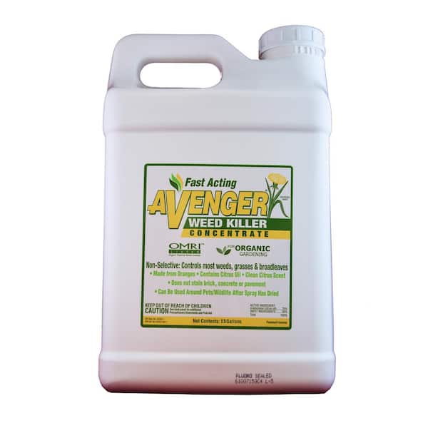Avenger Weed Killer 2.5 Gal. Organic Weed Killer Herbicide Concentrated
