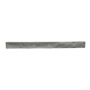 Stacked Stone 1.25 in. x 3.5 in. x 42 in. Northern Slate Faux Stone Siding Trim