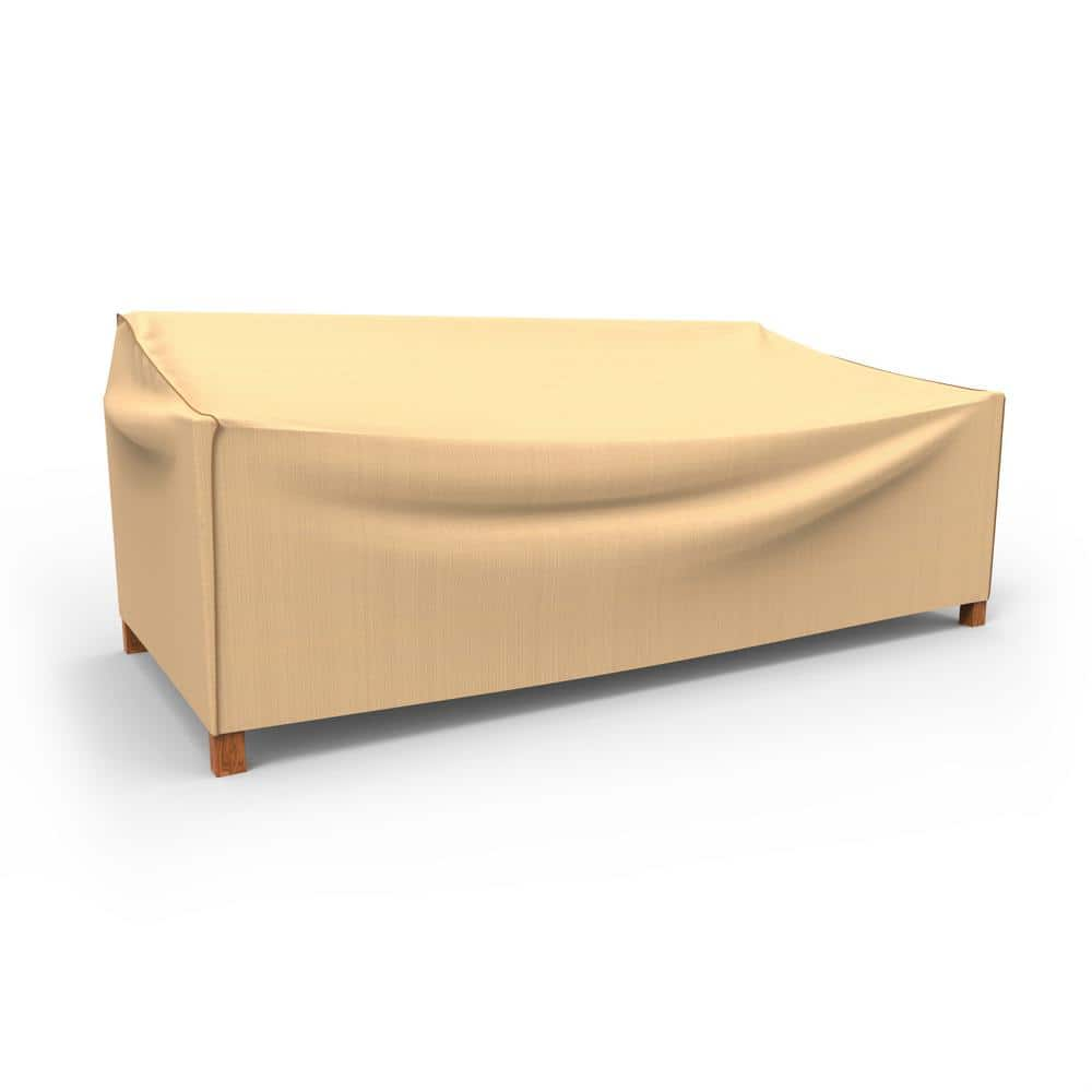 Budge Rust Oleum Neverwet Large Tan Outdoor Patio Sofa Cover P3w04tnnw1 The Home Depot