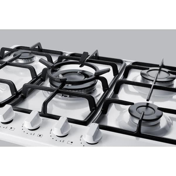 GC5272B by Summit - 27 Wide 5-burner Gas Cooktop