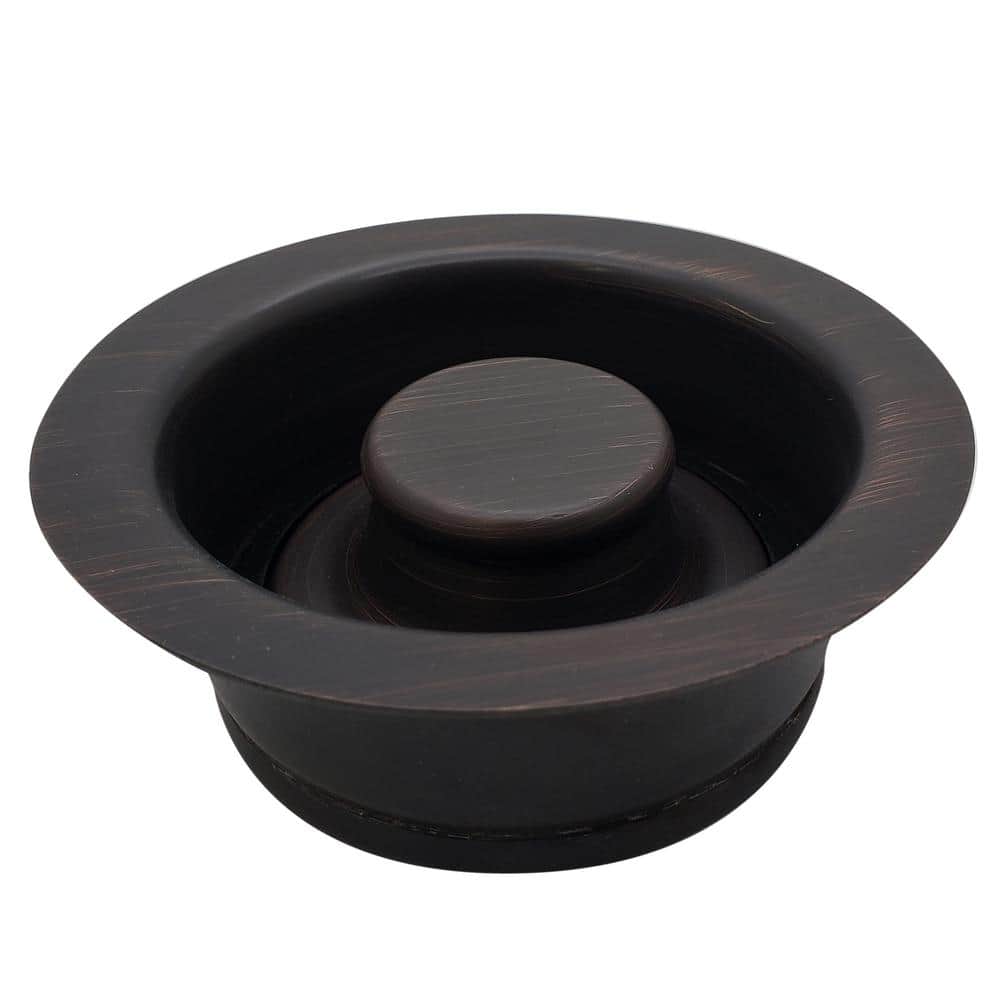 Westbrass 41/4 in. 3Bolt Mount Waste Disposal Flange and Stopper in