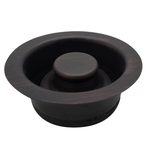 Westbrass 41/4 in. 3Bolt Mount Waste Disposal Flange and Stopper in