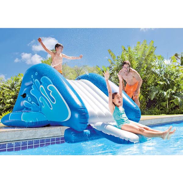 Kool Splash Inflatable Play Center Swimming Pool Water Slide (2-Pack)