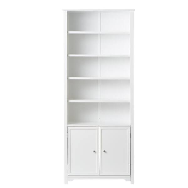 Home Decorators Collection Oxford White 30" W Storage Open Bookcase