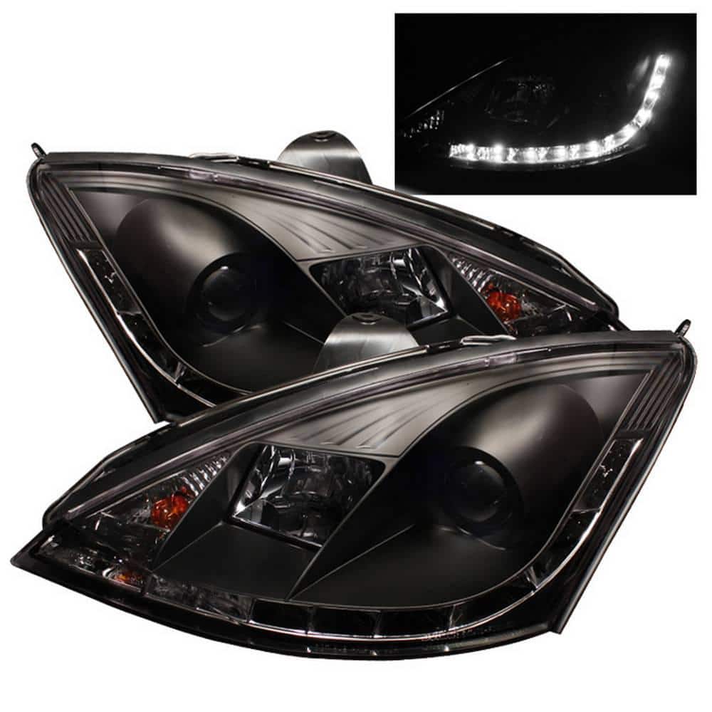 Ford Focus 00-04 Projector Headlights - ( Do Not Fit SVT Model ) - DRL - Black - High H1 (Included) - Low H1 (Included) price history on PriceWatchPro