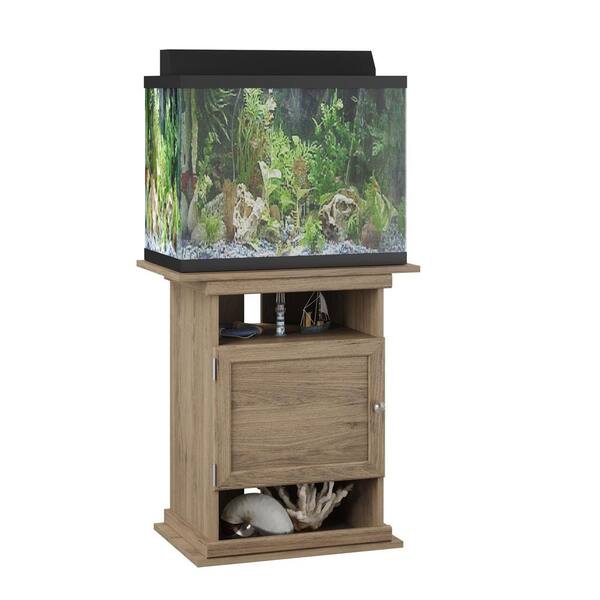 Ameriwood Home Flipper 10/20 Gallon Aquarium Stand Black Oak
