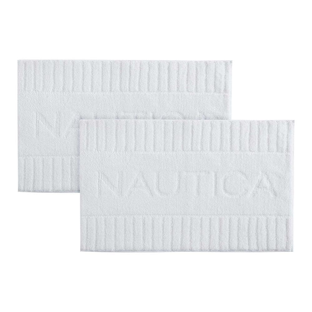 Nautica NA Logo White 2- Piece Polyester 20