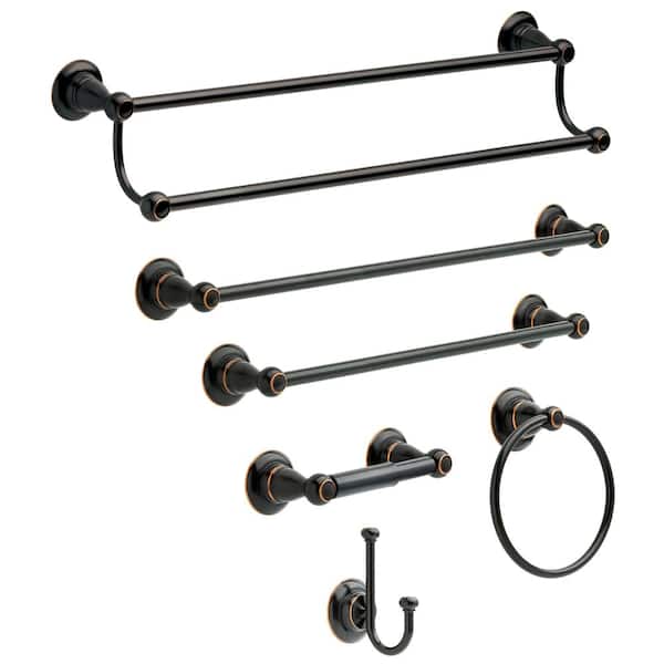 Porter Telescoping Pivoting Free-Standing Toilet Paper Holder in Oil Rubbed  Bronze