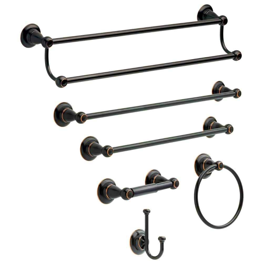 Delta Porter Oil-Rubbed Bronze Double Robe Hook