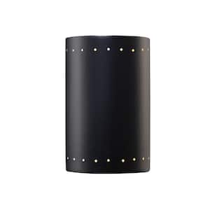 Ambiance 2-Light Carbon Matte Black Wall Sconce