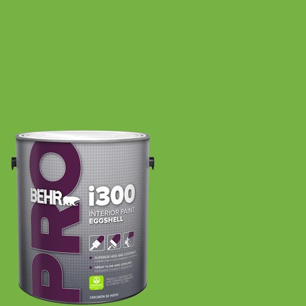 BEHR PRO 1 gal. #S-G-430 Sparkling Apple Eggshell Interior Paint