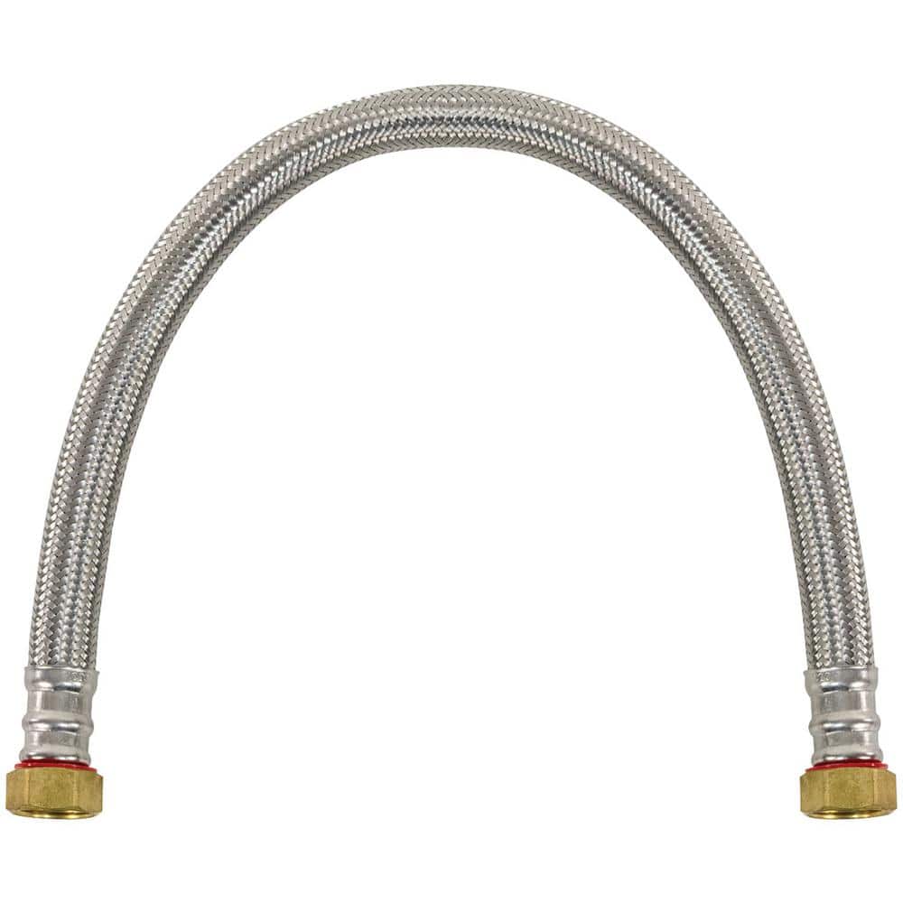 UPC 086844000239 product image for CERTIFIED APPLIANCE ACCESSORIES 1.5 ft. Braided Stainless Steel Water Heater Con | upcitemdb.com