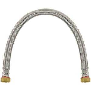 CERTIFIED APPLIANCE ACCESSORIES 6 ft. Braided Stainless Steel Washing  Machine Hose WM72SS - The Home Depot