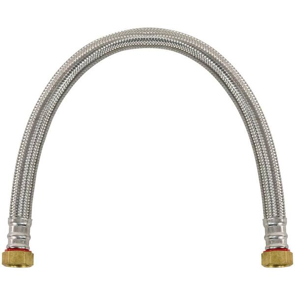 Grohe 3/4" Stainless Steel 24" Long Braided Flexible Connecting Plumbing Hose 