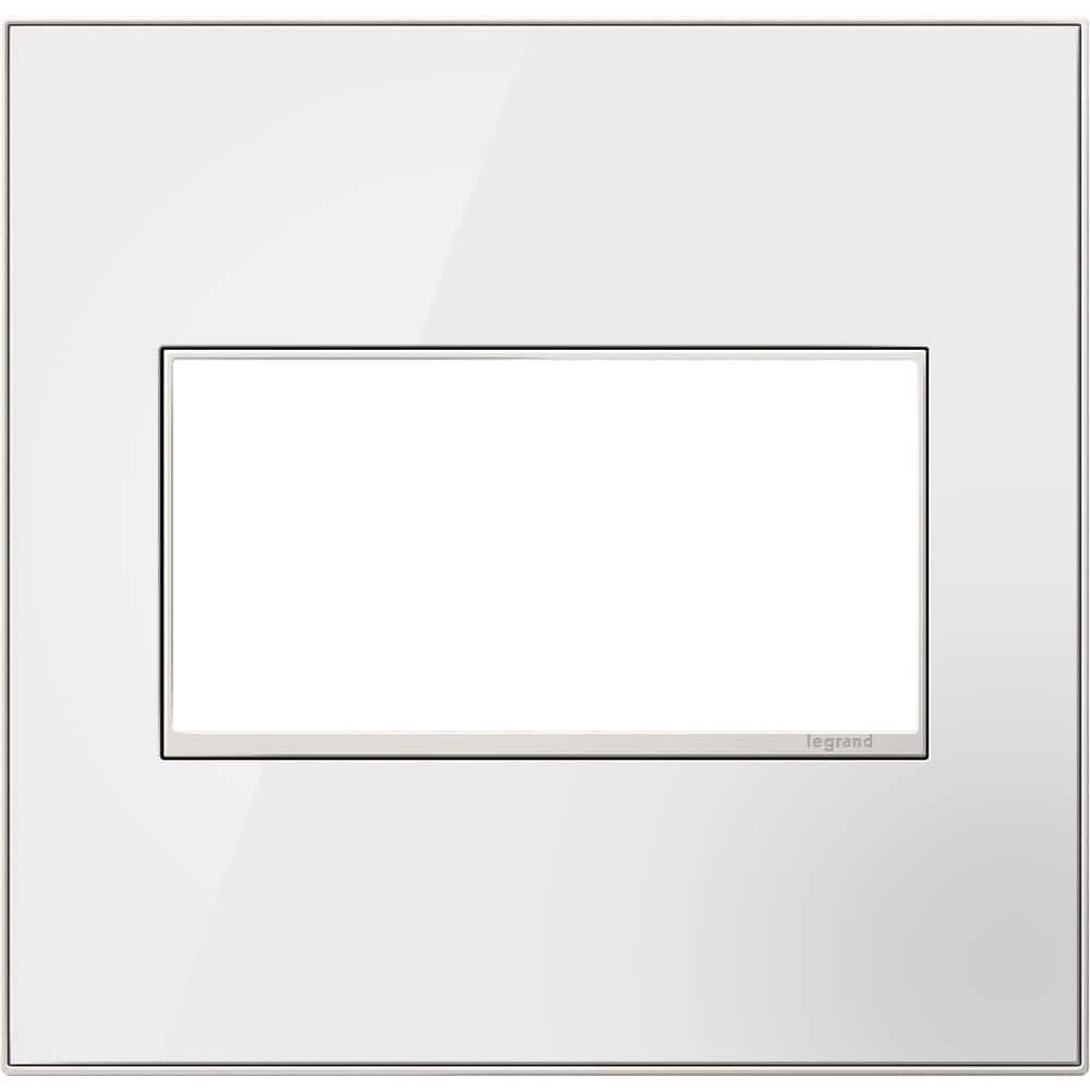 adorne 2 Gang Decorator/Rocker Wall Plate, Mirror White (1-Pack) price history on PriceWatchPro