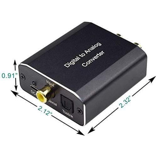 Yichuhaoxi Digital to Analog Audio Converter 192 kHz DAC Digital