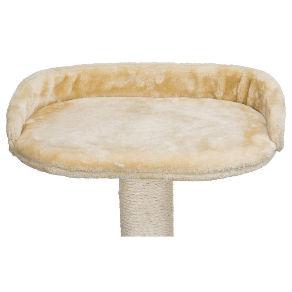 Beige Sisal and Plush 41" Cat Tree with Condo