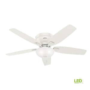Kenbridge 52 in. LED Low Profile Indoor Fresh White Ceiling Fan