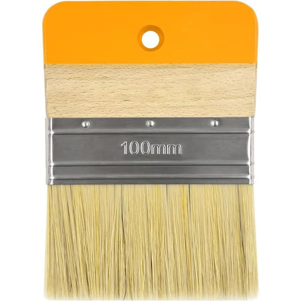 KIWDZFU 4-Flat Paddle Paint Brush for Walls Texture and Artist Painting with Synthetic/Natural Bristle Mix