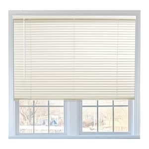 Alabaster Cordless Room Darkening Vinyl Mini Blind with 1 in. Slats - 20 in. W x 84 in. L