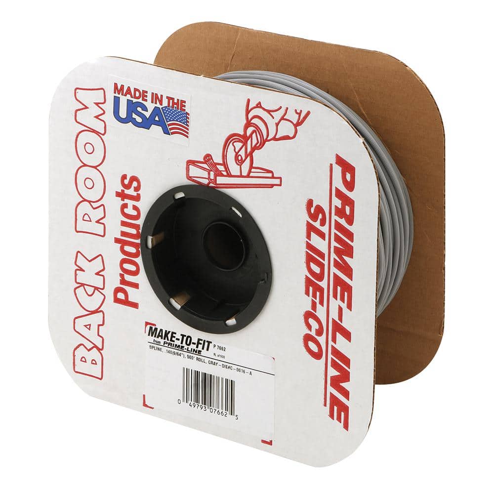 0.140 in. x 500 ft. Roll Gray Screen Spline price history on PriceWatchPro