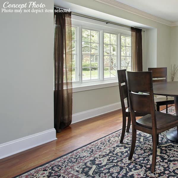 7-3/4 in. x 5/8 in. x 96 in. Plain Recycled Polystyrene Base Moulding Pro Pack 40 LF (5-Pack)