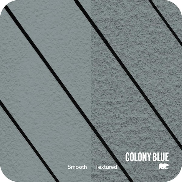 5 gal. #SC-119 Colony Blue Smooth Solid Color Exterior Wood and Concrete Coating