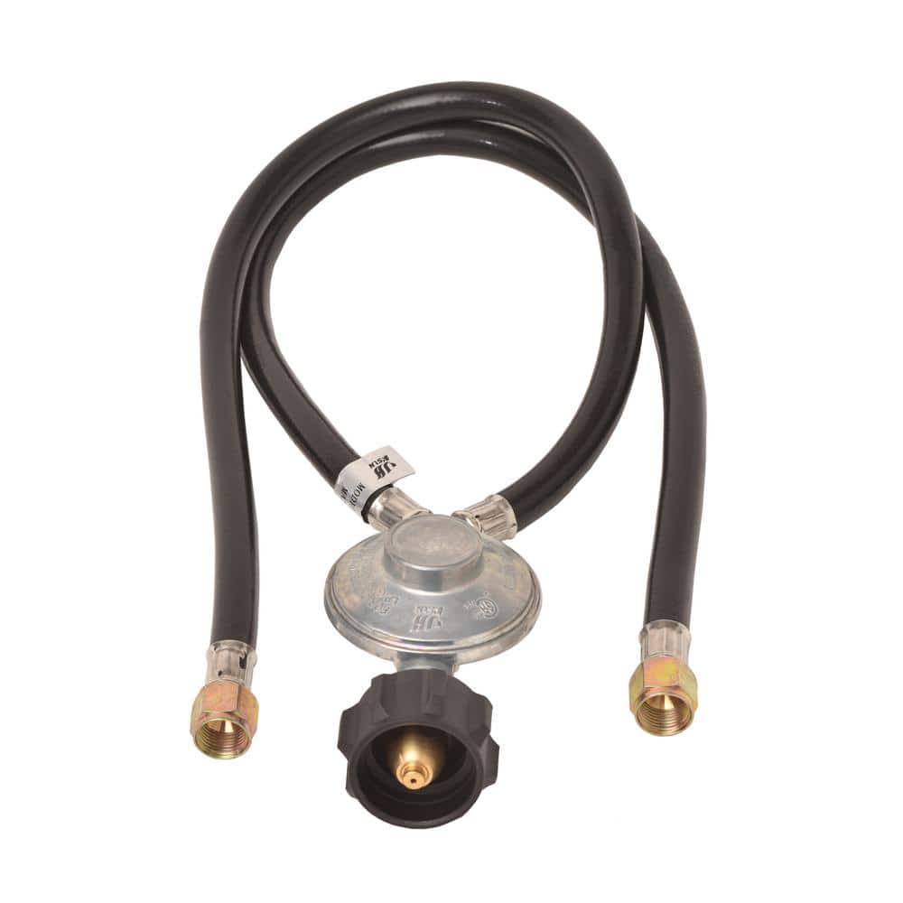 Propane Tank Extension Hose Regulator Gas Assembly Replaceme BBQ Grill Heater LP 