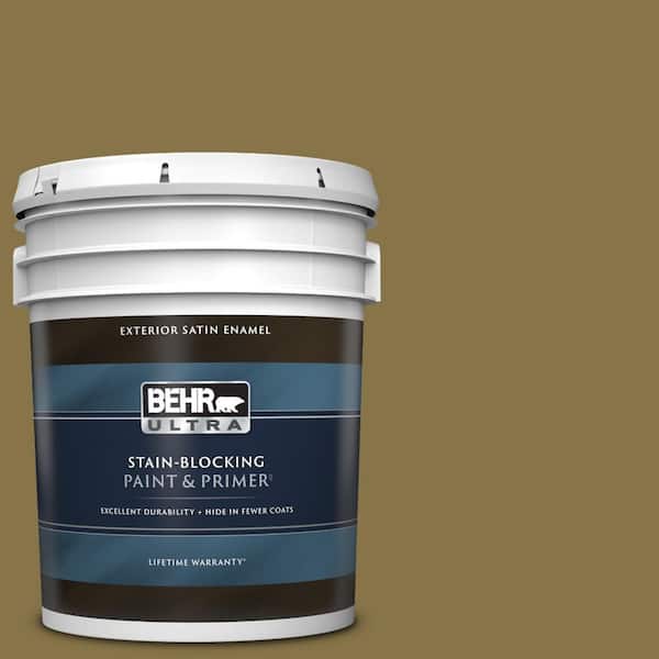 BEHR ULTRA 5 gal. #PPU6-20 Eden Prairie Satin Enamel Exterior Paint & Primer