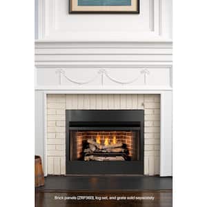 Universal Radiant Zero Clearance 36 in. Ventless Dual Fuel Fireplace Insert