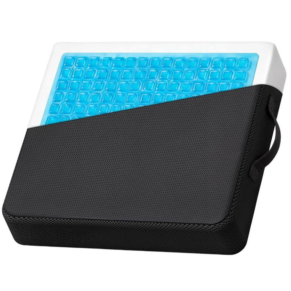 Cooling Gel Wheelchair Seat Cushion with Strap and Breathable Cover, Memory Foam Chair Cushions for Wheelchair price history on PriceWatchPro