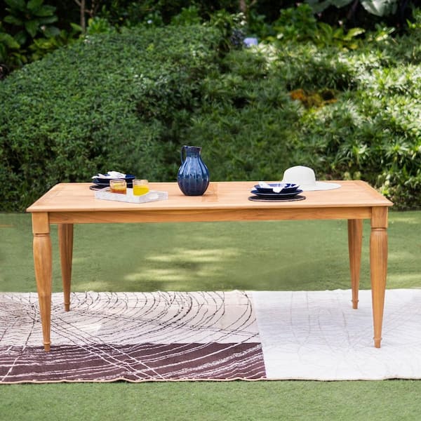 Cambridge Casual Livingston Teak Wood Outdoor Dining Table