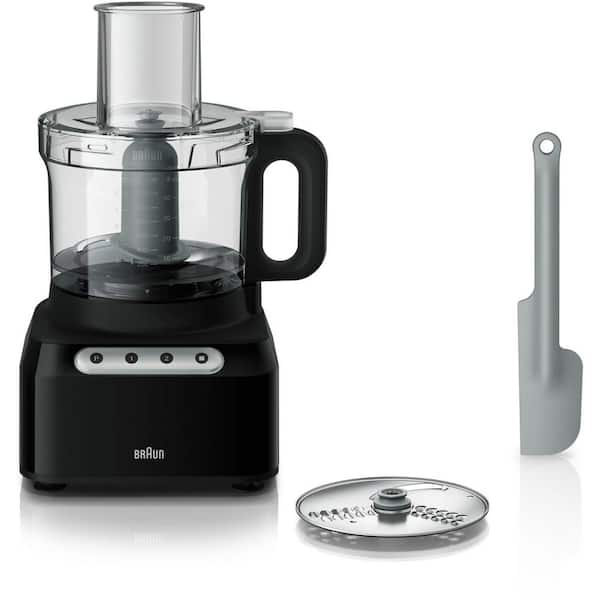 550-Watt Easy Prep 8-Cup Food Processor, Black 2-Speeds Pulse Mode
