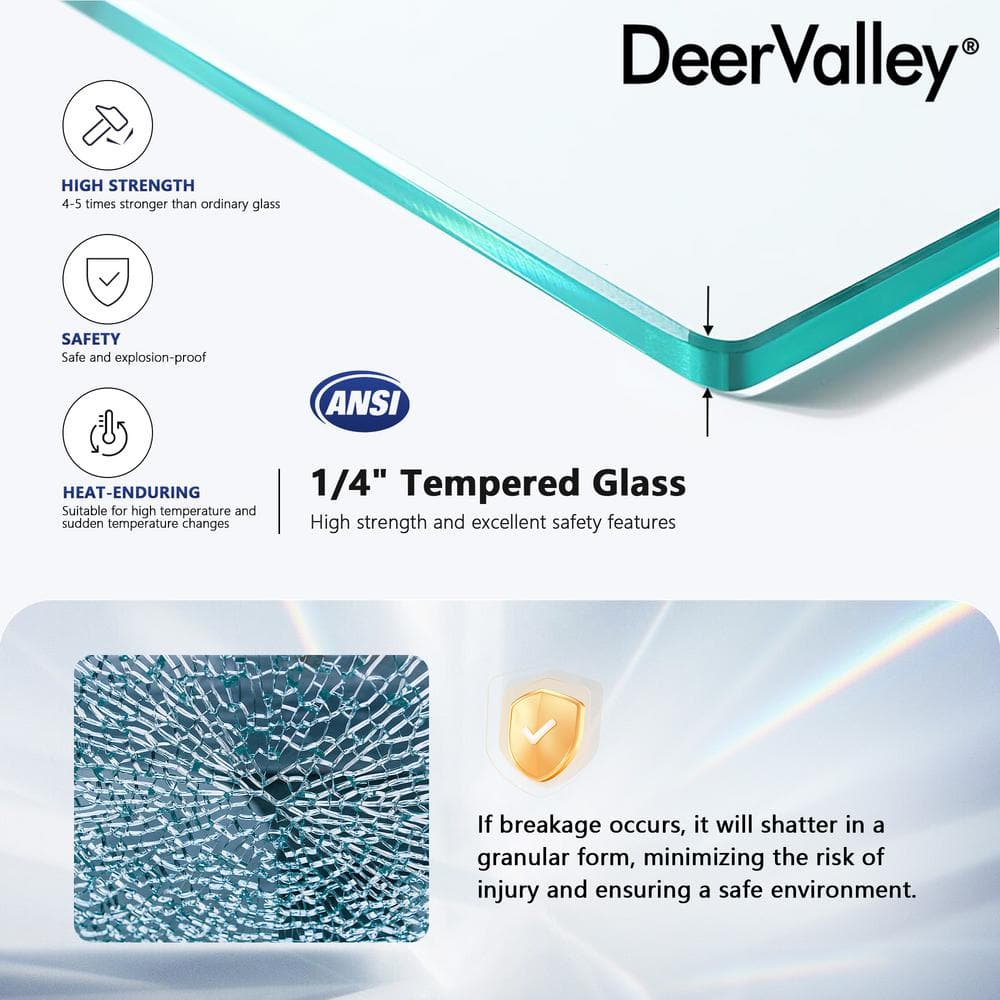 Silver Semi-Frameless Double Sliding Shower Door with Tempered Glass