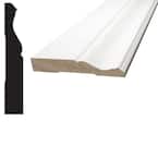11/16 in. x 4-1/8 in. x 96 in. Primed Finger-Jointed Pine Wood Baseboard Moulding