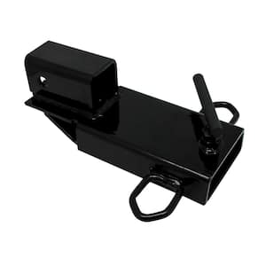 Clamp-On Forklift Fork Hitch Receiver Adapter - 2 in.