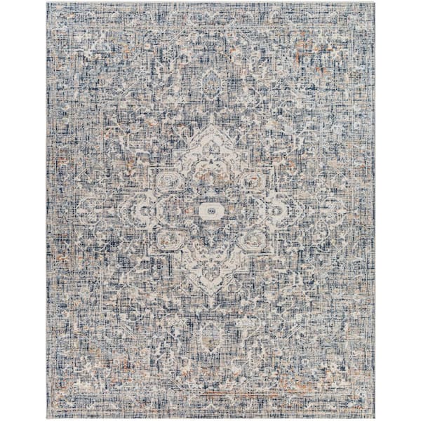 Artistic Weavers Mejia Blue 8 ft. x 10 ft. Traditional Indoor Area Rug