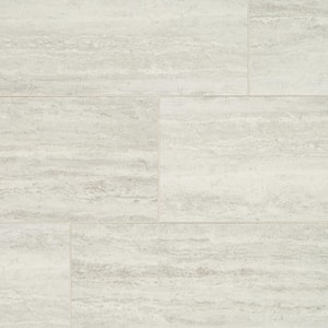 Stonehollow Mist 12 in. x 24 in. Glazed Porcelain Stone Look Floor and Wall Tile (374.4 sq. ft./Pallet)