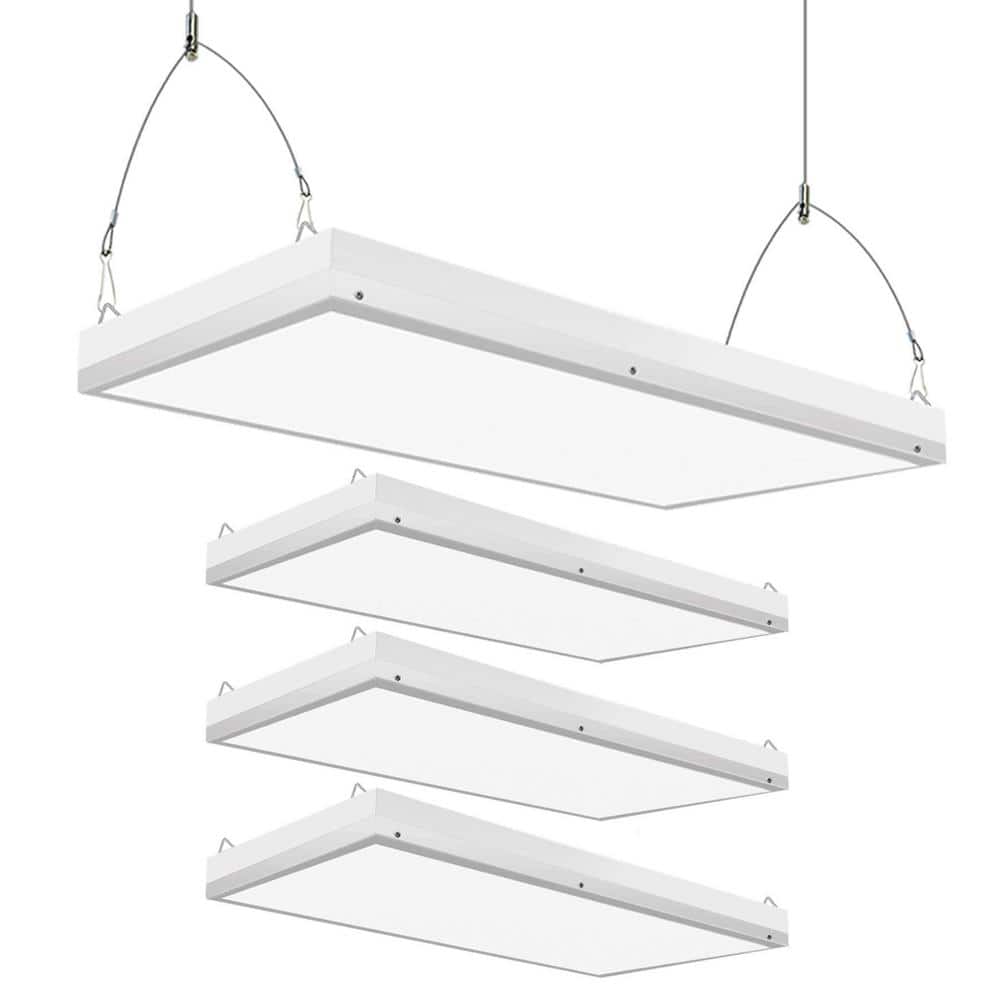 2 ft. 500-Watt Equivalent Integrated LED White High Bay Light, 16000LM Indu