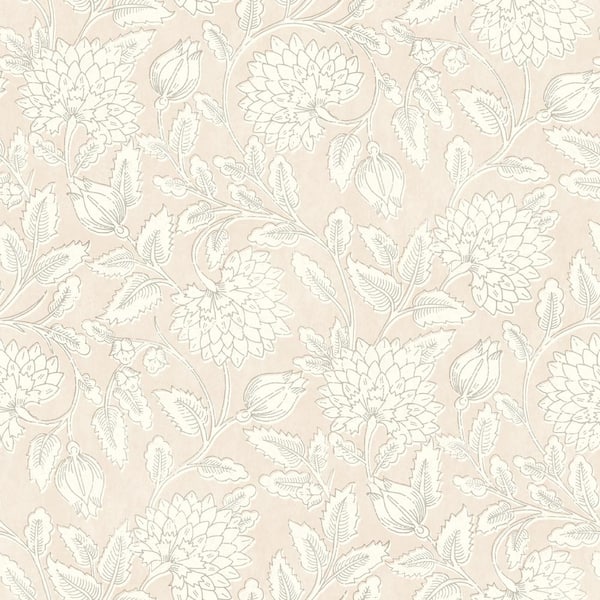 Chesapeake Vadouvan Blush Pink Pre-Pasted Non-Woven Wallpaper Sample