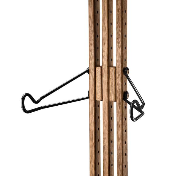 Rad Sportz Adjustable 2 Bike Storage Rack, Brown