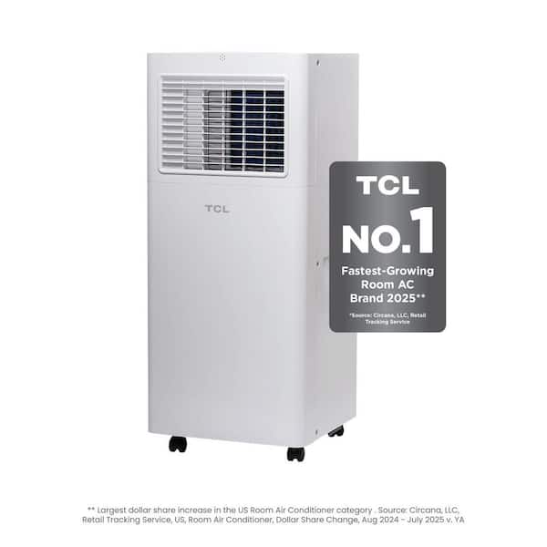 5,000 (DOE) BTU Smart Portable Air Conditioner, Fan and Dehumidifier, 150 sq. ft., Ultra-Compact Design