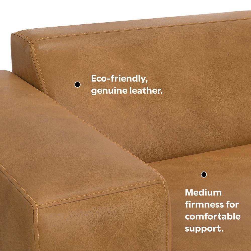 Rex Sienna Genuine Leather Left Arm Sofa Module