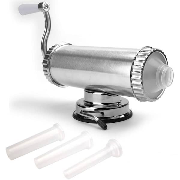 Horizontal Sausage Stuffer for Household, Stainless Steel Meat Filling Machine, Heavy Duty Kitchen Stuffing Maker
