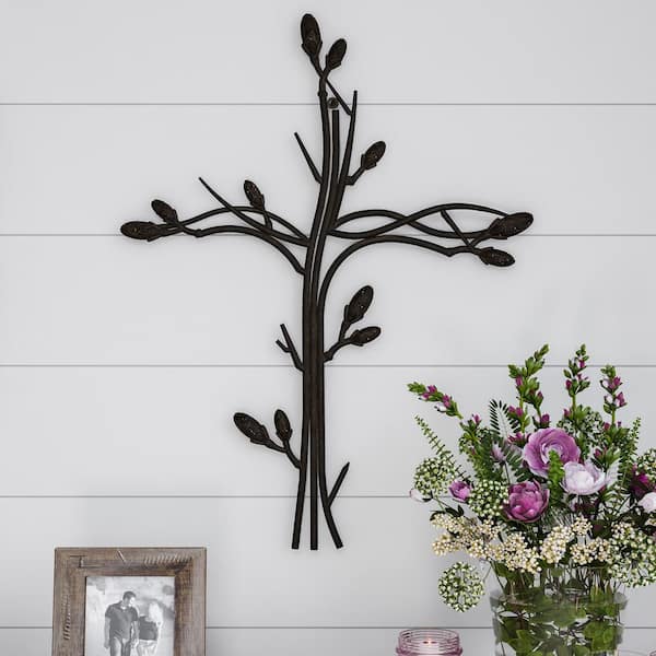 Musical Notes Design Matte Black Metal Wire Wall Mounted Coat