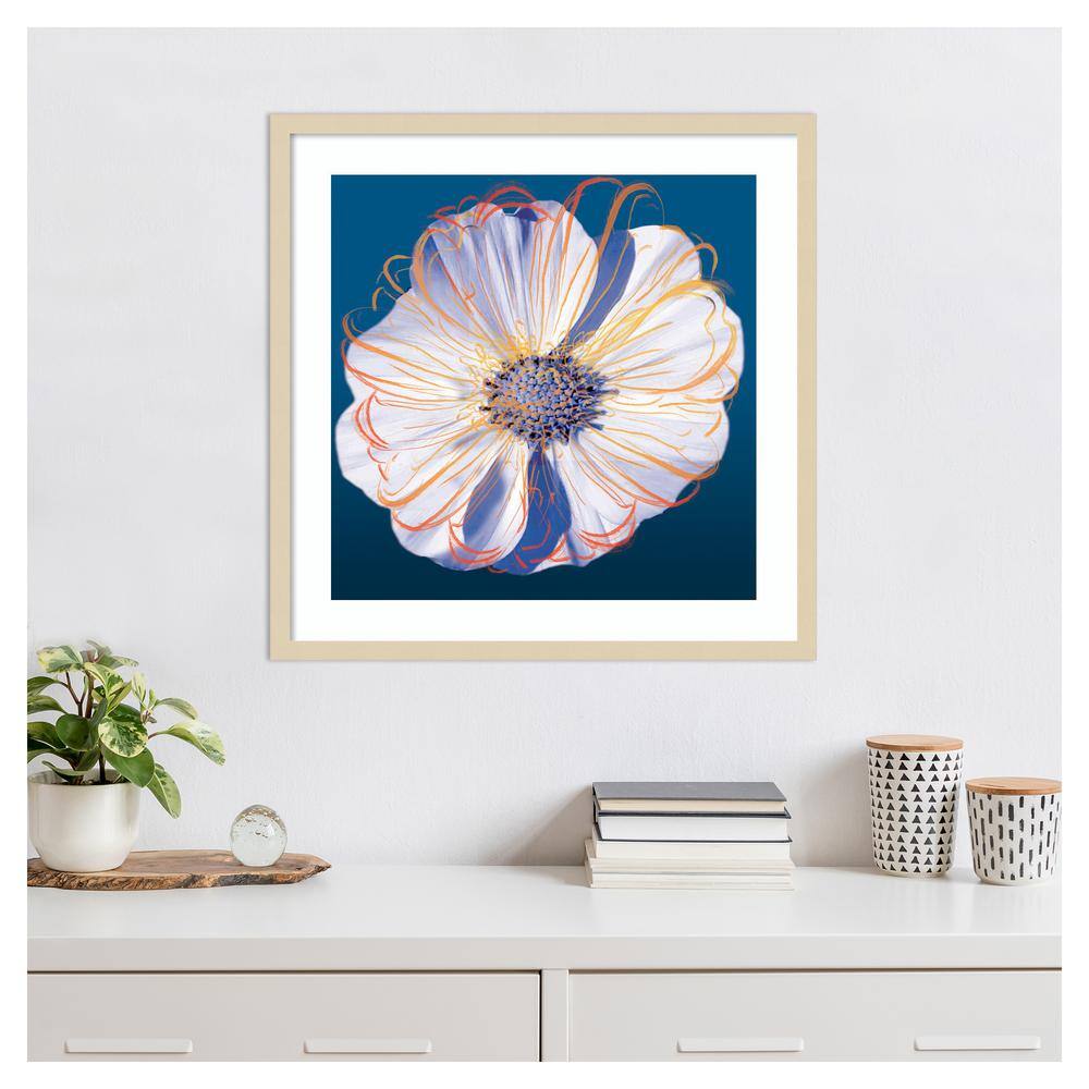 Svelte Natural Framed Flower Pop Pastel II Graphic Art Print