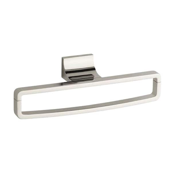 KOHLER Loure Wall Mounted Towel Ring in Vibrant Polished Nickel