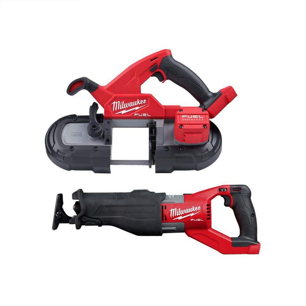 Milwaukee M18 FUEL 18V Lithium-Ion Brushless Cordless Compact Bandsaw w/FUEL Super SAWZALL