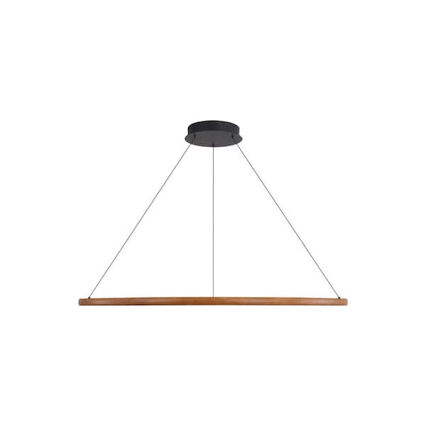 Veritas 1 light dimmable integrated LED Driftwood Chandelier for Bedroom, Dining, Foyer, Hall, Kitchen, Living